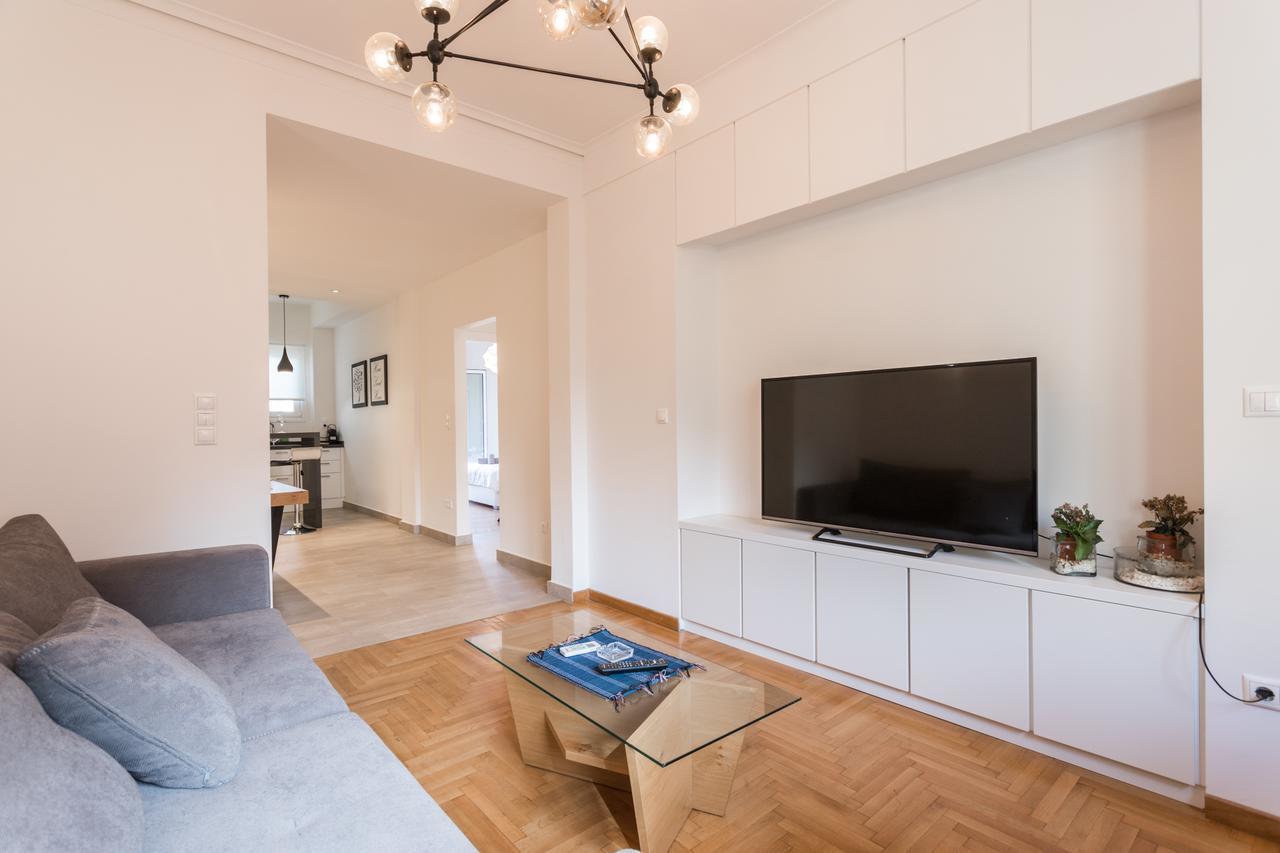 Pagrati 2bdr Flat Apartment Athena Bagian luar foto